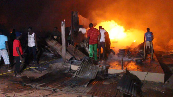 Ziguinchor: le marché central Saint-Maur de Boucotte en feu !